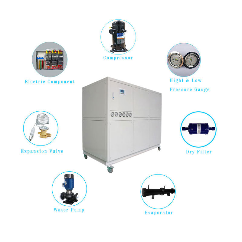 水冷箱体主图和配件示意图